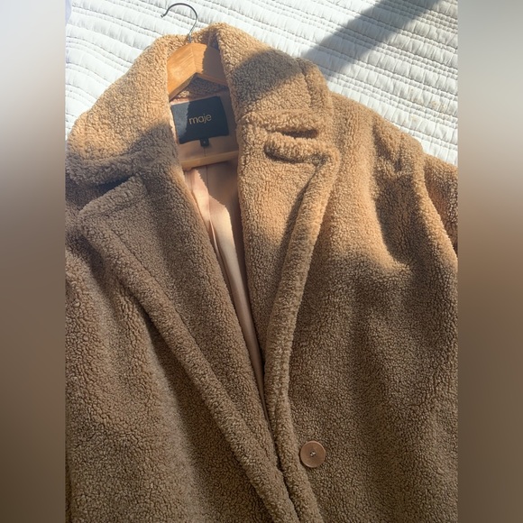 Authentic MAJE Teddy Coat - size XS- S - Picture 11 of 11